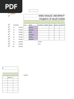 King Khalid University Kingdom of Saudi Arabia: CE LL CE LL CE LL CE LL LL