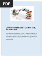 Decalogo Las Ciencias Sociales y Las Tics en El Aula de Clase