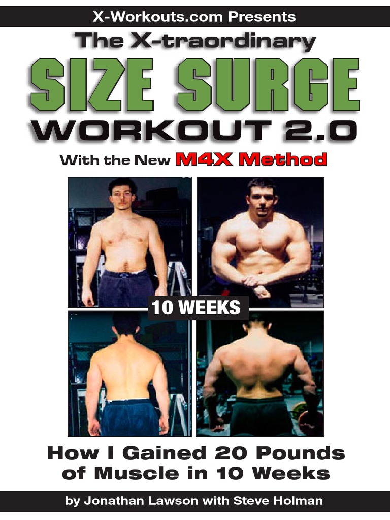 X TraordinarySizeSurgeWorkout2.0 | PDF | Physical Exercise | Recreation