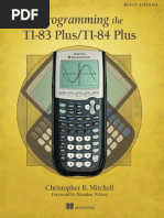 Programming in TI Basic