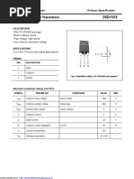 Silicon NPN Power Transistors: Savantic Semiconductor Product Specification