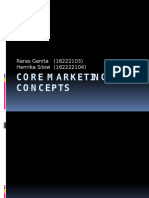 Core Marketing Concepts