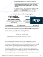 (083116-Session2) Low Involvement Vs High Involvement PDF