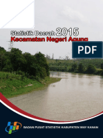 Statistik Daerah Kecamatan Negeri Agung 2015