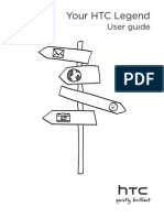 HTC LEGEND CELL PHONE USER MANUAL GUIDE