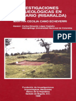 Investigaciones Arqueolgicas en Santuario Risaralda