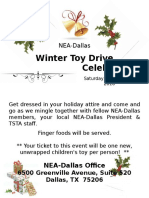 Winter Toy Drive Celebration: NEA-Dallas
