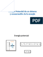 Energía Potencial y Conservación de Energía