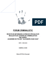 Forum Criminalistic 2 of 2008