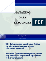 Managing Data Resources