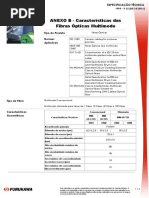 Especificação técnica - Características das Fibras Ópticas Multimodo ET1999
