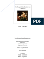 Klagenfurt Lute Book - Sample