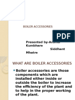 Presented By-Anshul Kumbhare Siddhant Mhatre: Boiler Accessories