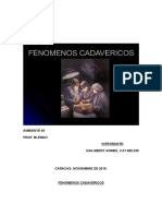 Fenomenos Cadavericos