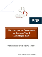 Algoritmo Para o Tratamento Do Diabetes Tipo2 Atualizacao 2009 Versaofinal