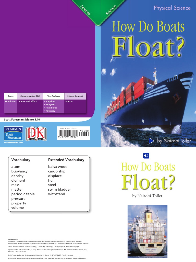 How Do Boats Float PDF Buoyancy Density