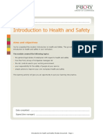 2015 Introduction To Health and Safety v2