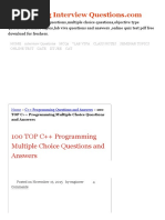 Download 100 TOP C Programming Multiple Choice Questions and Answers C Programming Questions and Answerspdf by Sumeet Bhardwaj SN330336306 doc pdf