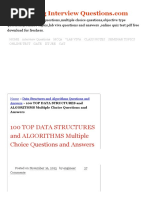 Download 100 TOP DATA STRUCTURES and ALGORITHMS Multiple Choice Questions and Answers Data Structures and Algorithms Questions and Answerspdf by Sumeet Bhardwaj SN330336339 doc pdf