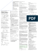 CS 189 Final Note Sheet – SVM, LDA, QDA, Neural Nets Review