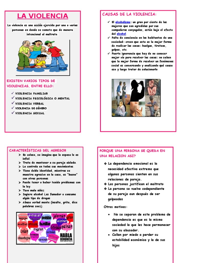 Causas y tipos de violencia social | PDF | Violencia | Abuso infantil