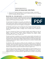 23 04 2011 - El gobernador Javier Duarte de Ochoa, destaca la llegada de turistas al estado.