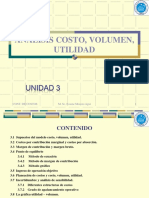 Unidad 03 - Análisis, Costo Volumen y Utilidad