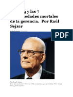 Deming y Las 7 Enfermedades Mortales de La Gerencia