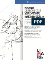 Material de Referencia - Taller de Diseño de Proyectos Culturales - MML
