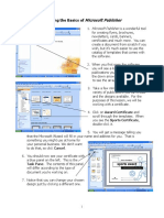 Basics Ms Publisher