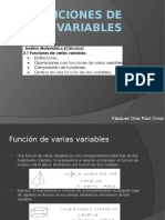 Funciones de Varias Variables