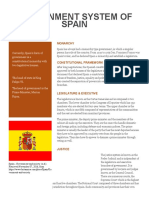 Government System of Spain - Newsletter