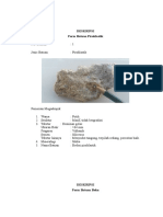 Form Batuan Piroklastik dan Sedimen Silisiklastik
