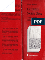 La Republica Socialista Chilena. Origenes Legitimos del PSCh.- Manuel Dinamarca.