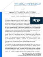 Final Concept Note Azerbaijan Pakistan Youth Forum