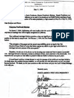 1999 May 11 Area Presidency Letter Prop 8