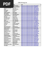 Download COR 29 Song List by Jojo Mari Cor SN330371238 doc pdf
