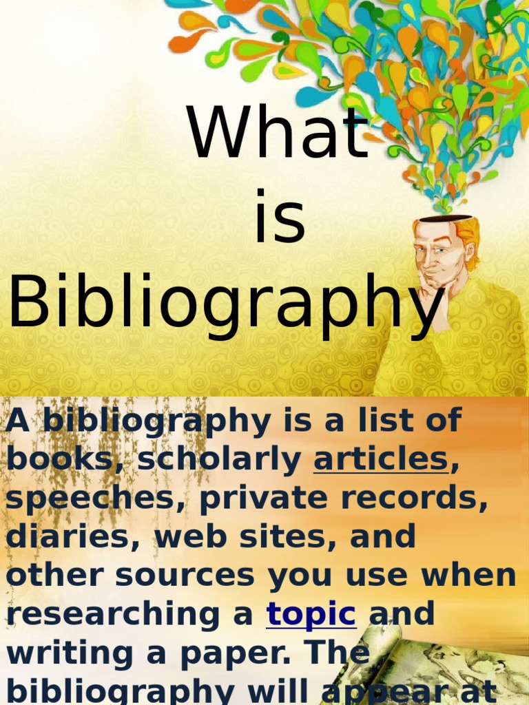 Understanding Bibliography Formats | PDF