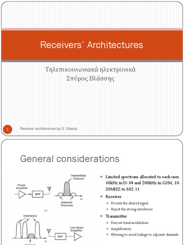 Transceiver Architecture Overview | PDF | Electronic Filter | Amplifier