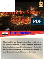 Electricity Sector in Egypt