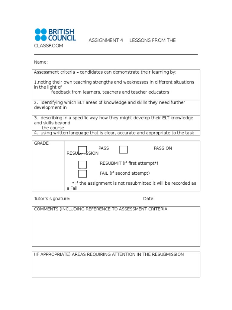 Celta assignment 4 case study image