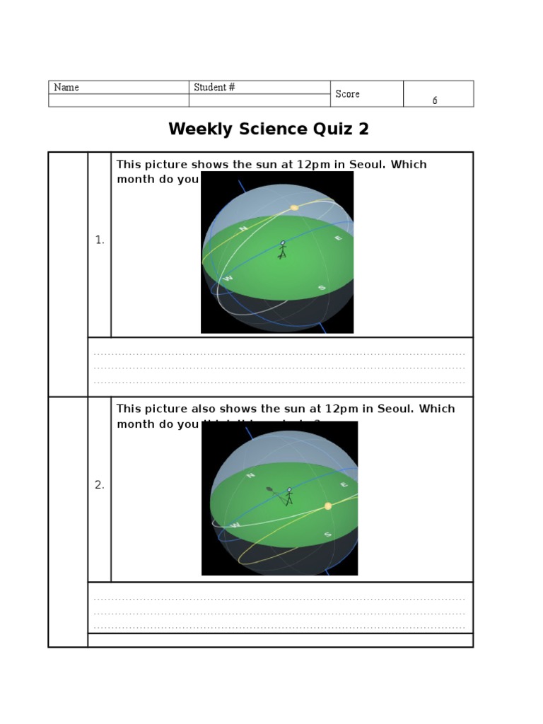 Sciencequiz2 Docx 2 | PDF
