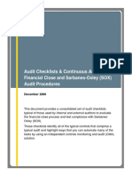 Audit Checlist