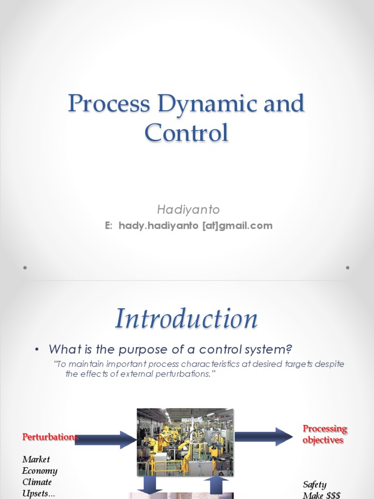 Process Control Dynamics Explained | PDF | Analysis | Physics