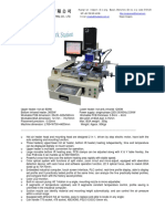 SV550 Spec Shuttle Star BGA Rework Station PDF