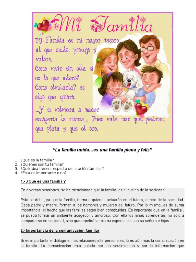 Sumergido expedición encuentro La Familia Unida | PDF | Familia | Adultos