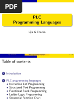 PLC Programming Languages: Liju G Chacko