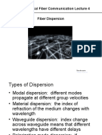 EE 230: Optical Fiber Communication Lecture 4 Fiber Dispersion