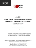 AN - 245 FT800 Sample Application Introduction For VM800B and VM800C Development Kits and Windows PC