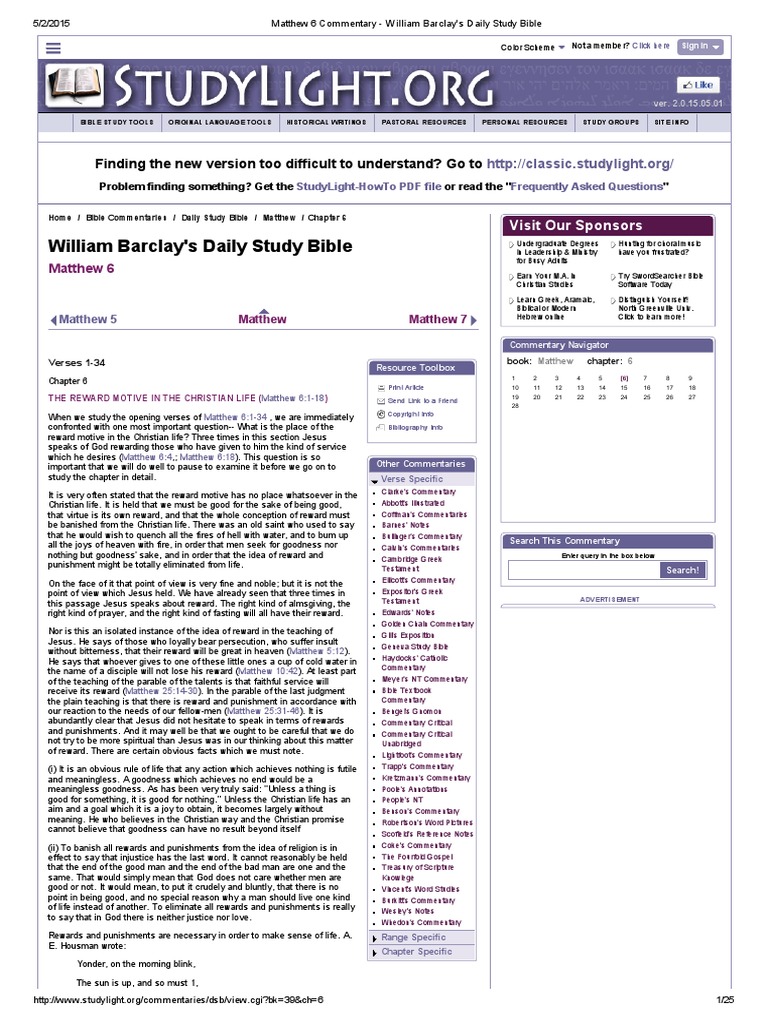 William Barclay Daily Study Bible